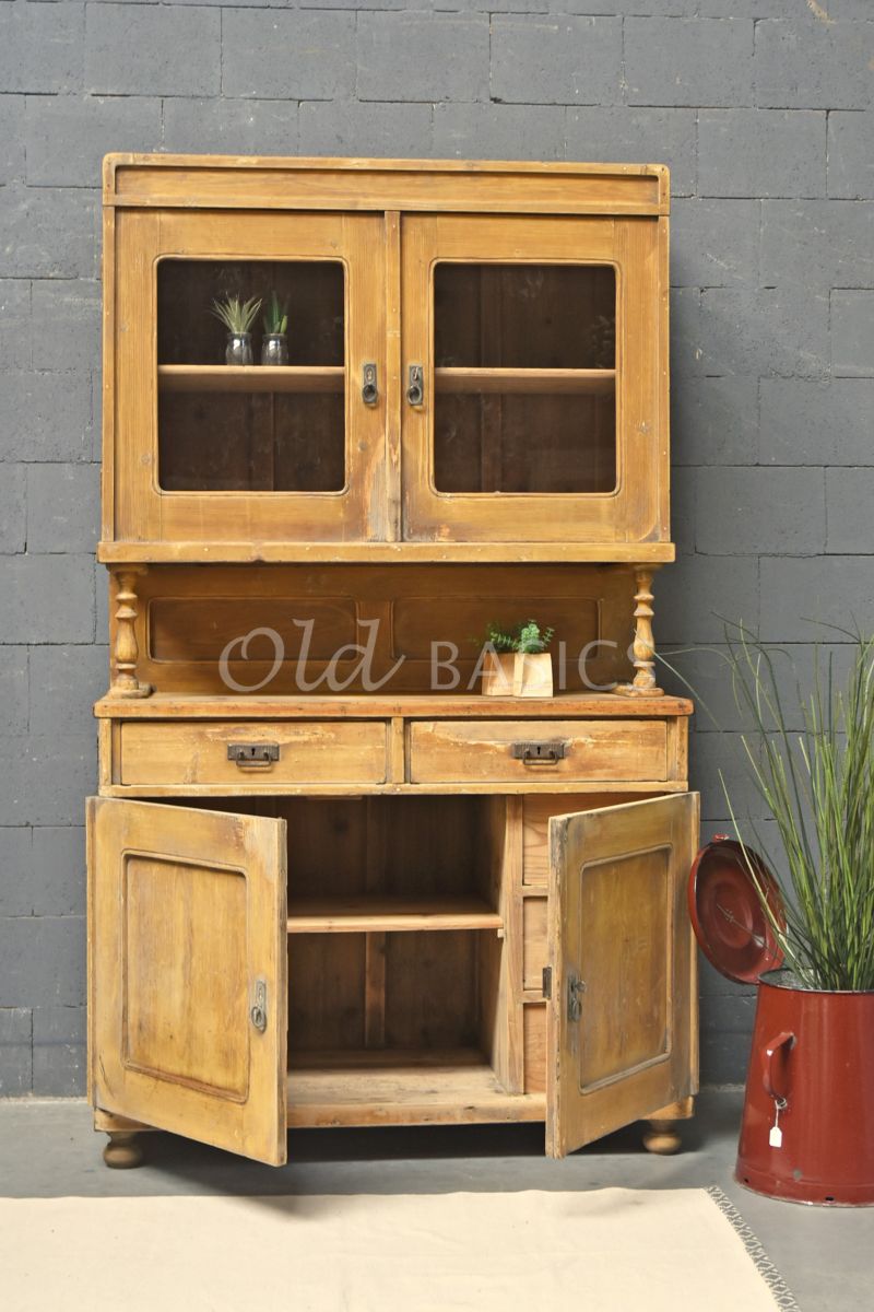 Detail van Buffetkast, naturel, materiaal hout